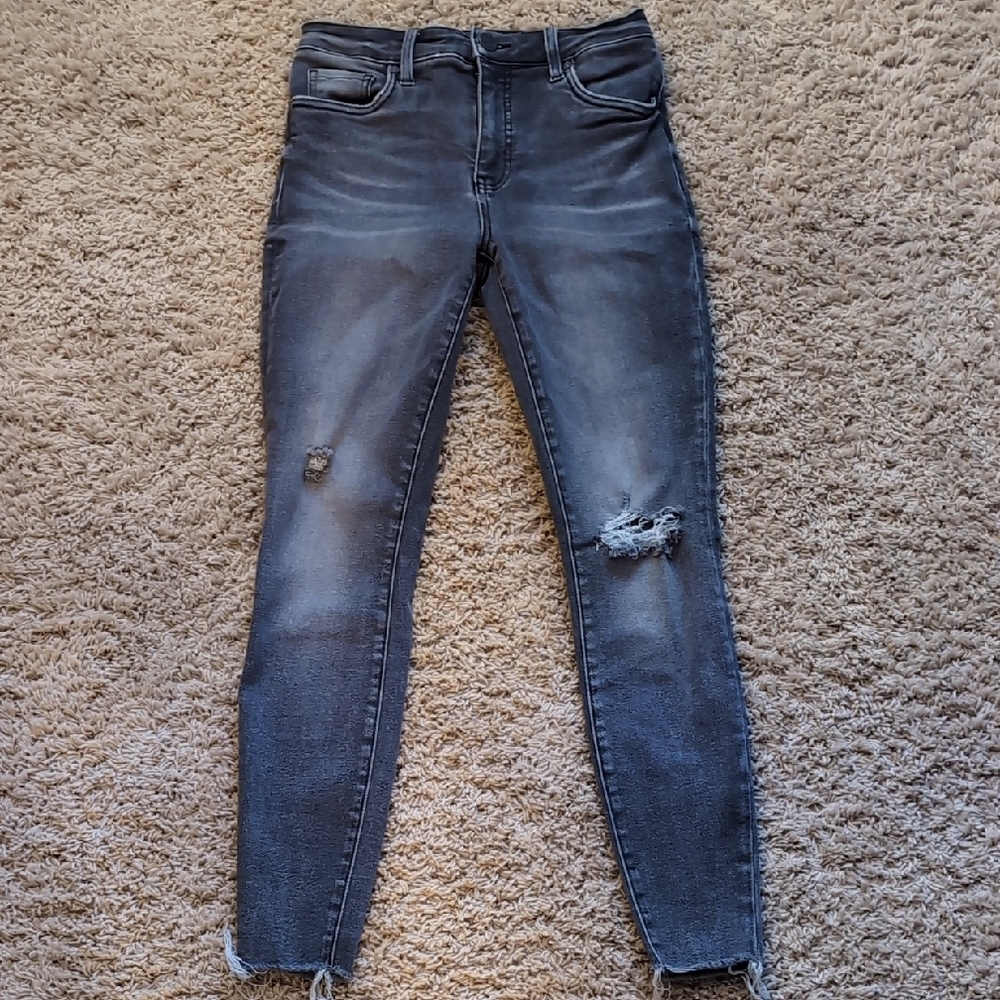 Kut from the Kloth Dark Gray Skinny Jeans